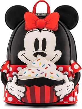 Loungefly Mini Backpack & Wallet - Disney Minnie Mouse Oh My Treats